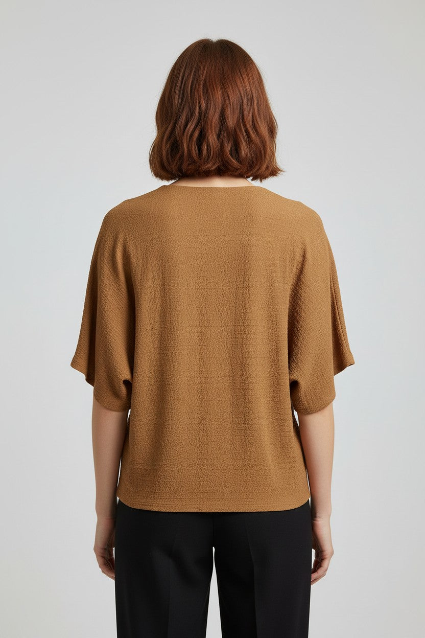Cider Damen Top Braun Größe 2XL