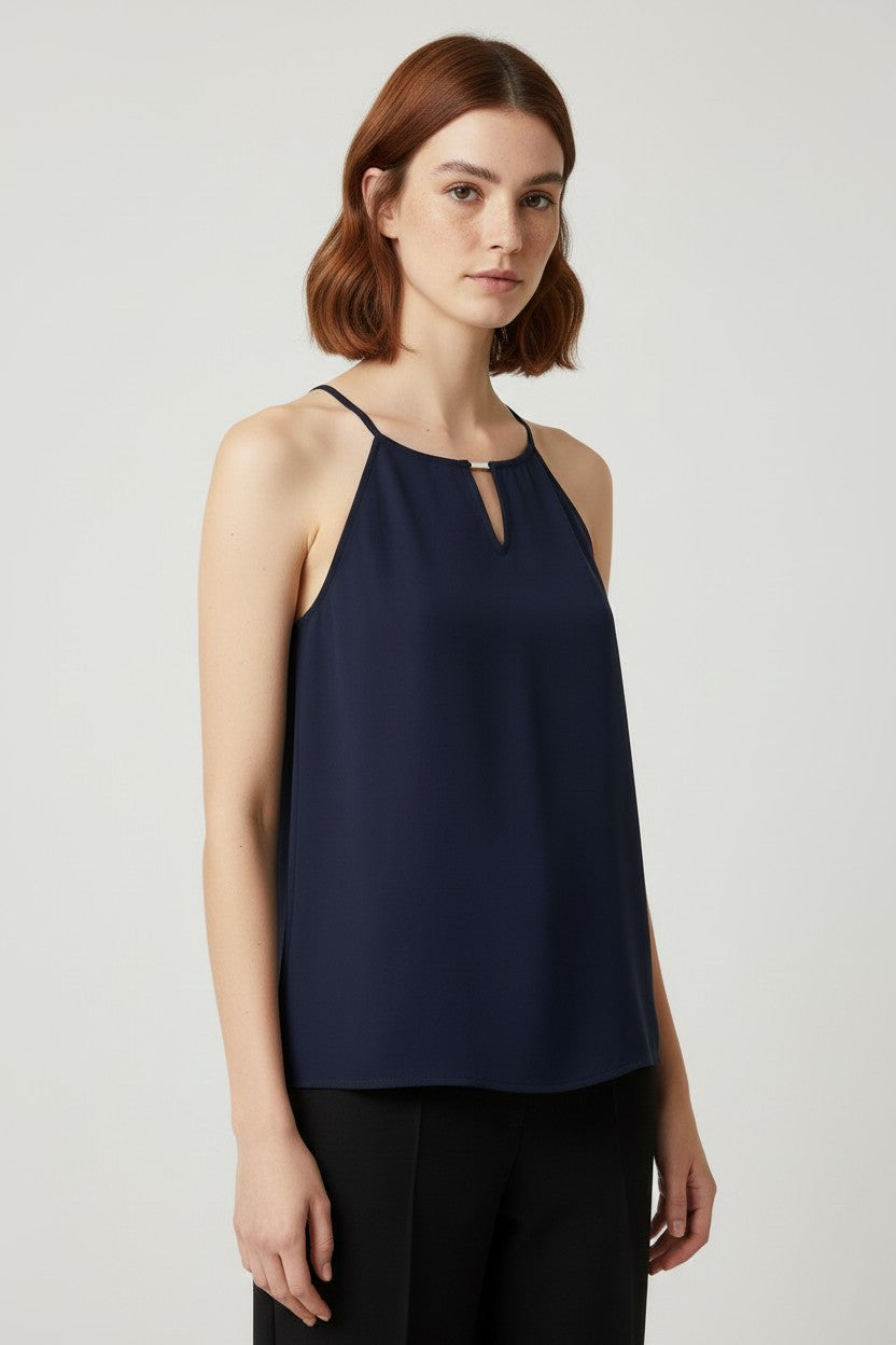 ESPRIT Damen Top Blau Größe XL