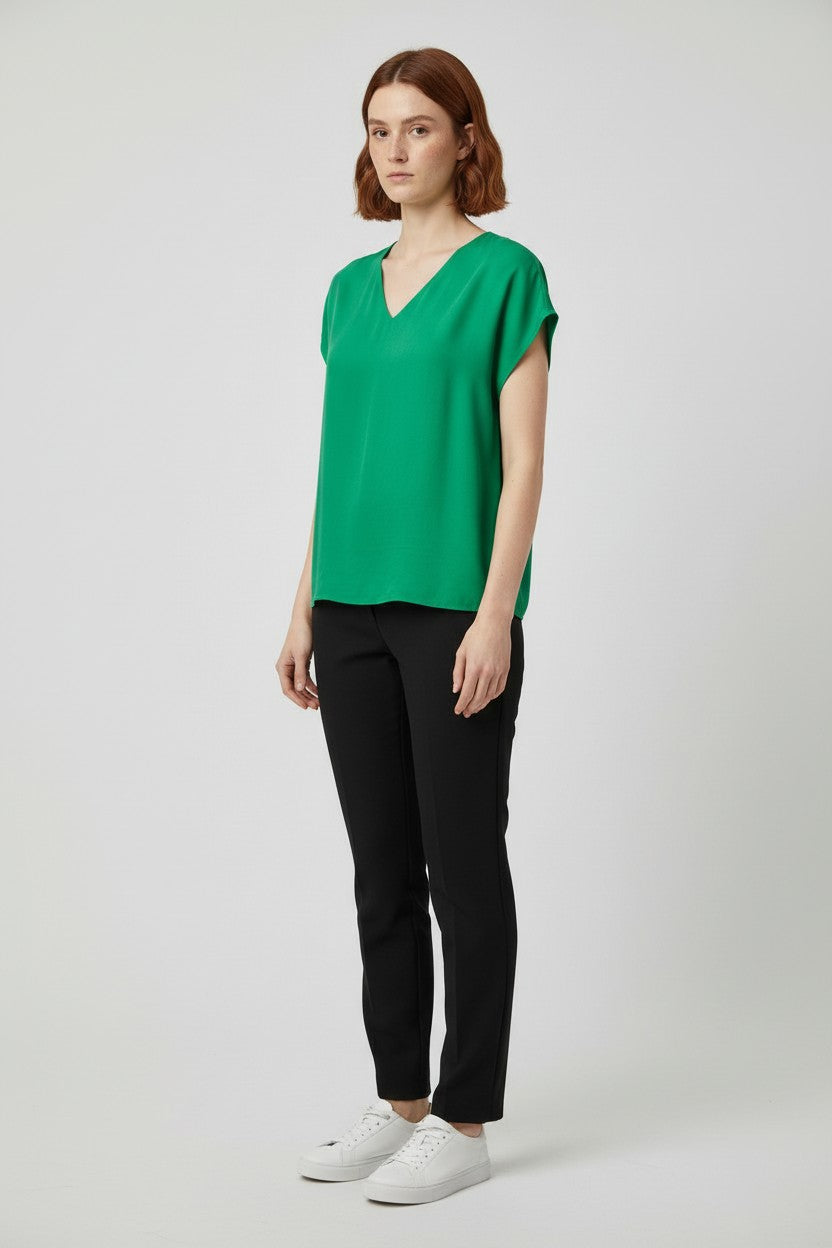 ESPRIT Damen Top Grün Größe 2XL