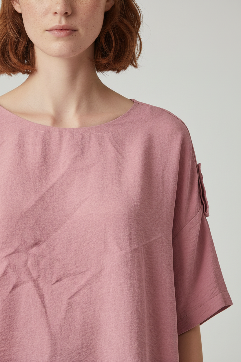 ESPRIT Damen Top Pink Größe XXL