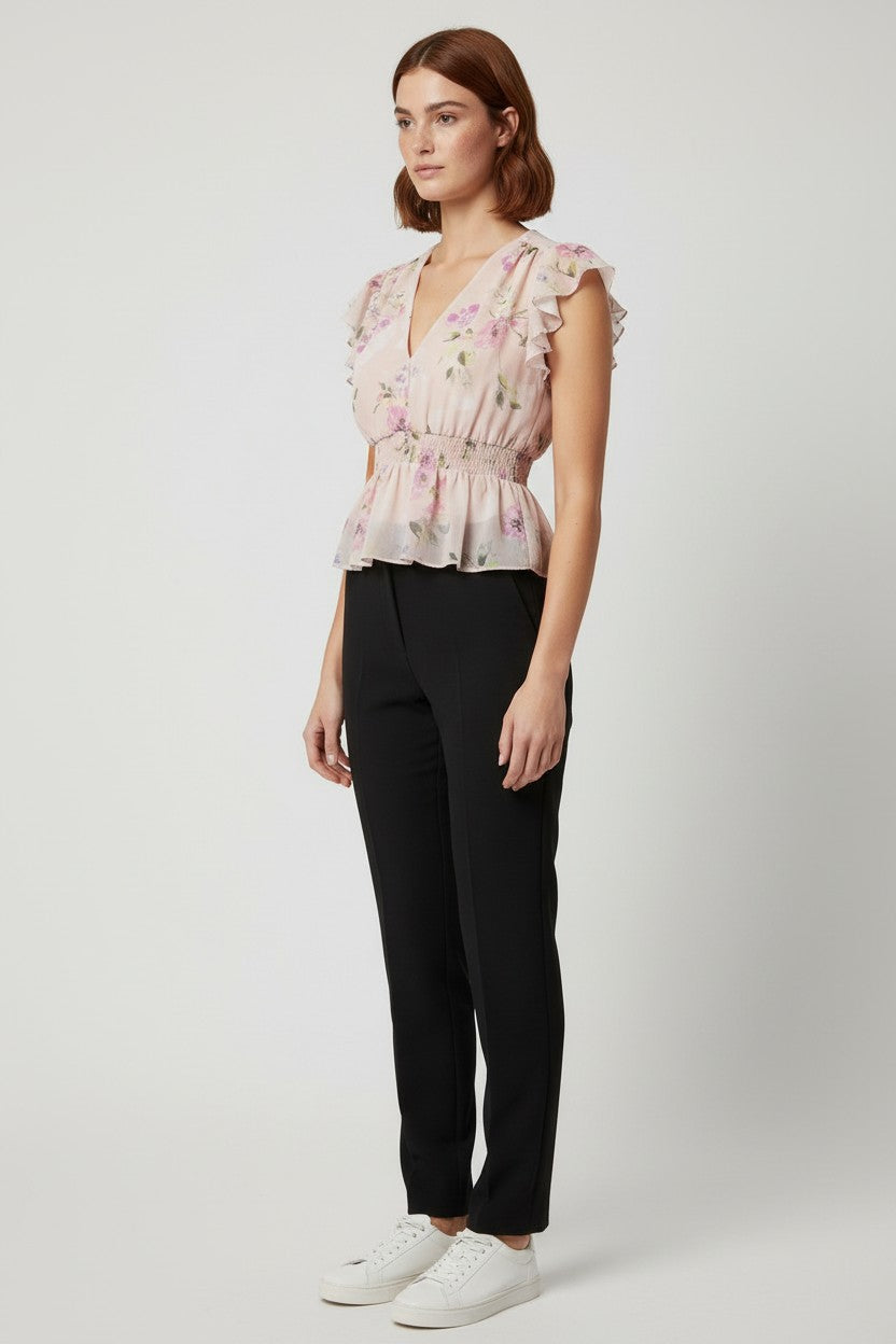 Guess Damen Top Pink Mehrfarbig Größe M