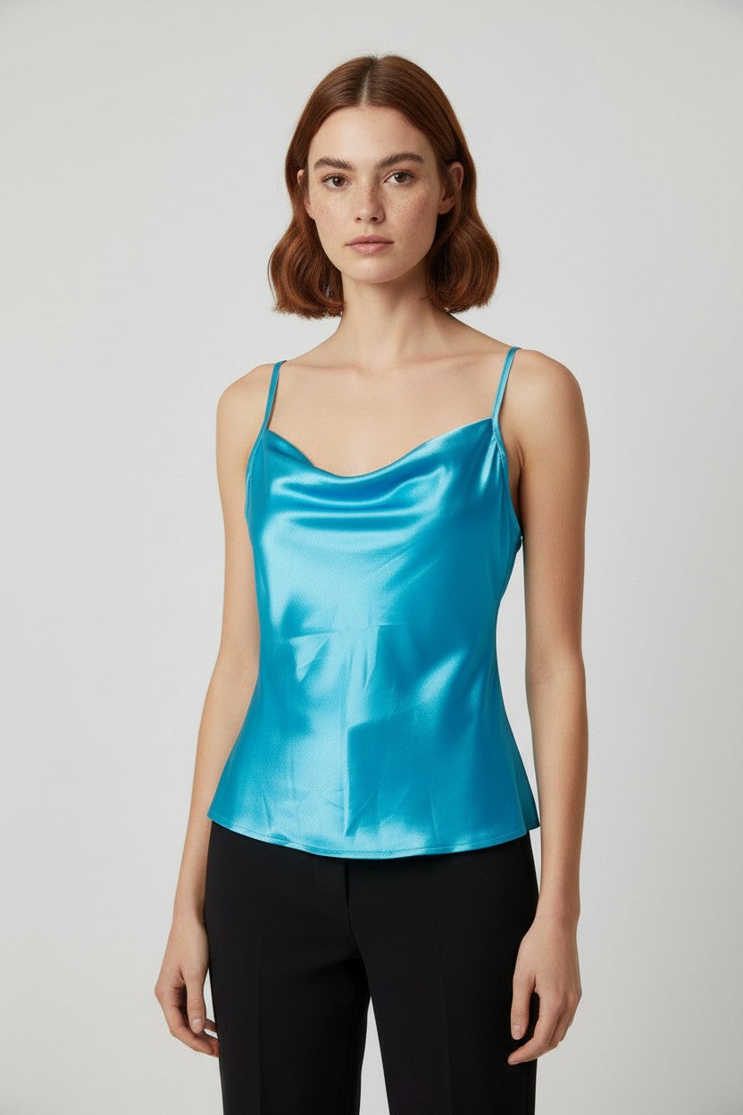 NLY One Damen Top Blau Größe S