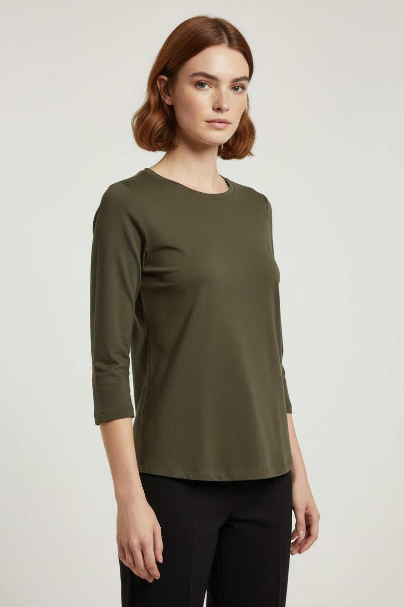 Orsay Damen Top Grün Schwarz Größe S