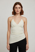 Zara Damen Top Beige Größe M