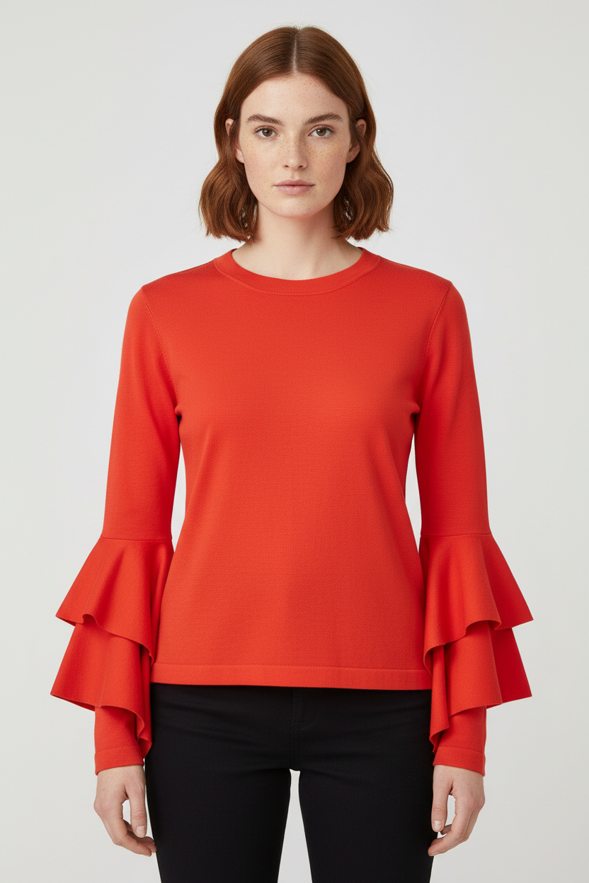 COS Damen Top Rot Größe M