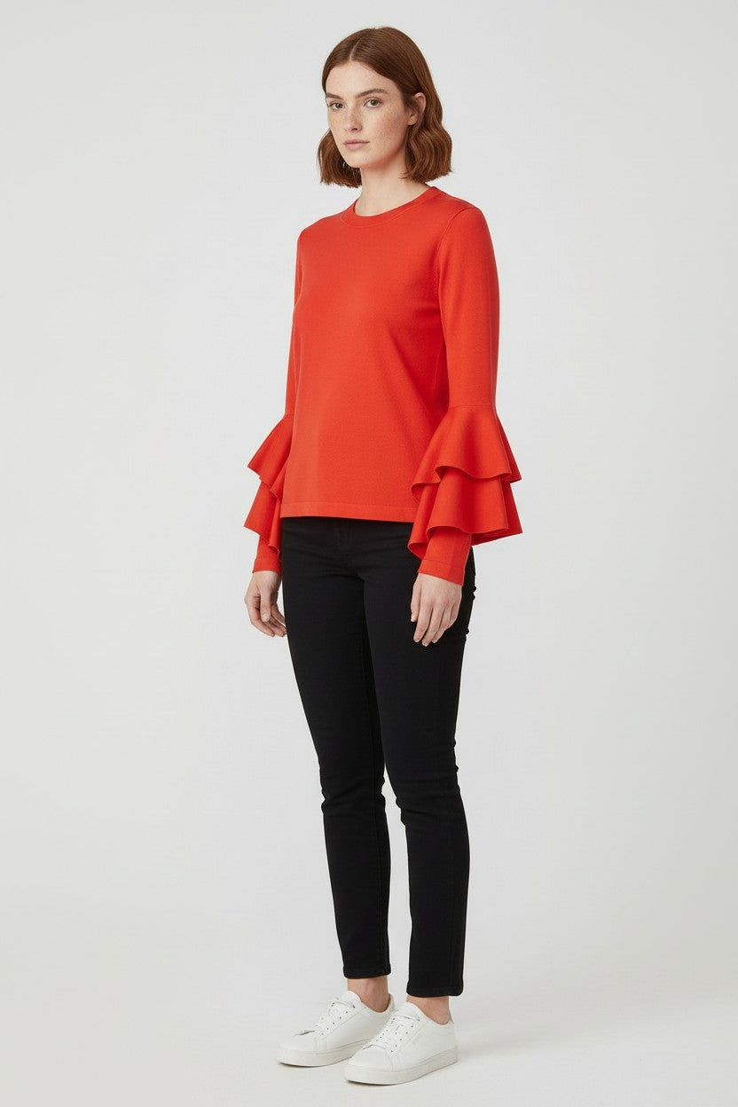 COS Damen Top Rot Größe M