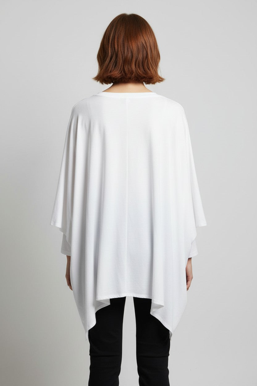 COS Damen Top Weiß Größe M/L