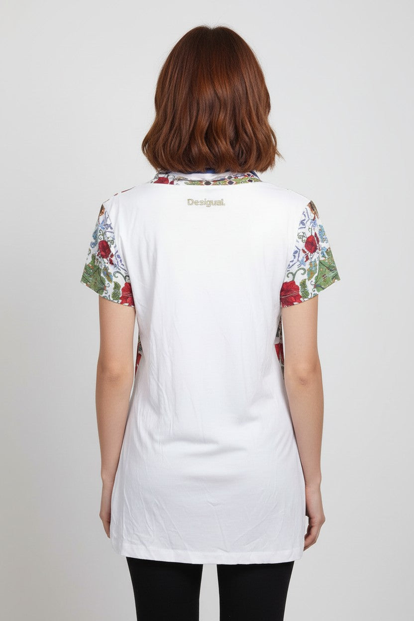 Desigual Damen Top Mehrfarbig Größe XL