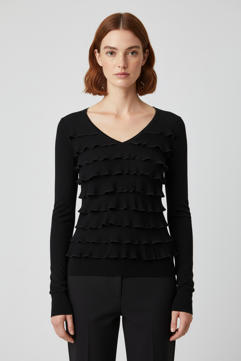 Diesel Damen Top Schwarz Größe M