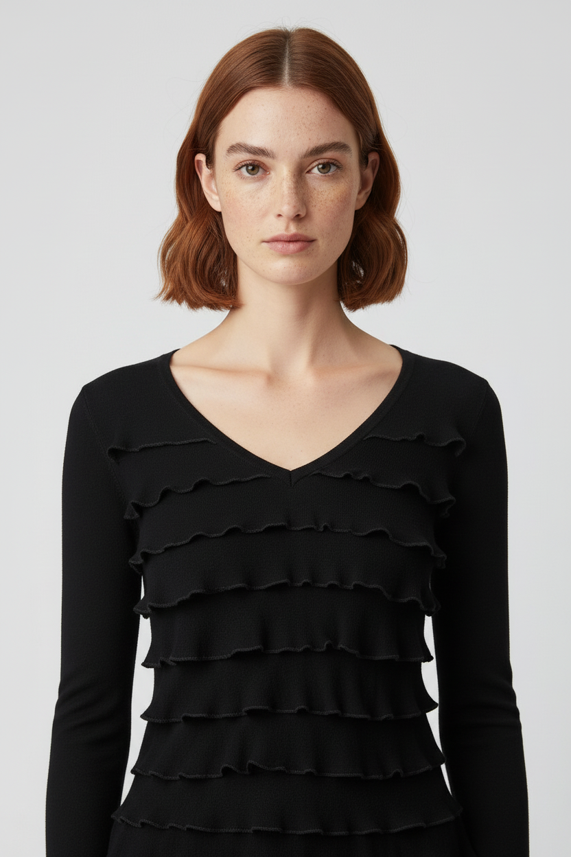 Diesel Damen Top Schwarz Größe M