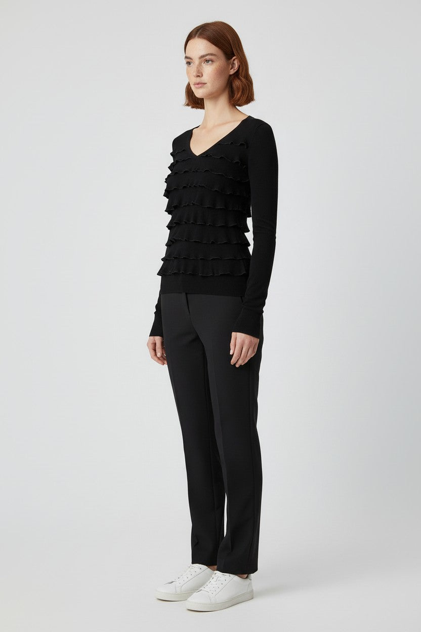 Diesel Damen Top Schwarz Größe M