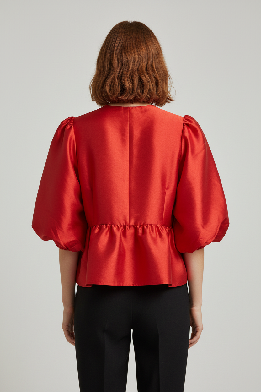 H&M Damen Top Rot Größe XXL