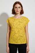 Lauren Ralph Lauren Damen Top Gelb Größe M