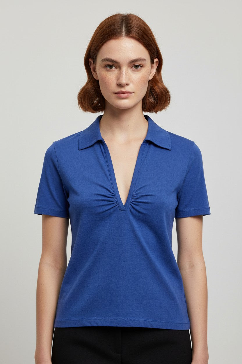 Mexx Damen Top Blau Größe L