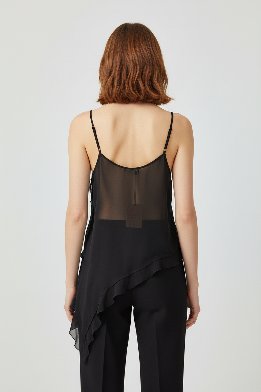 Pull & Bear Damen Top Schwarz Größe L