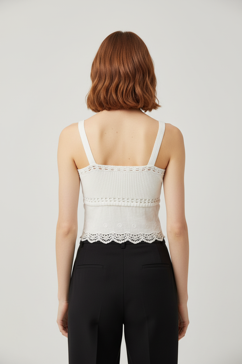 Zara Damen Top Weiß Größe XS