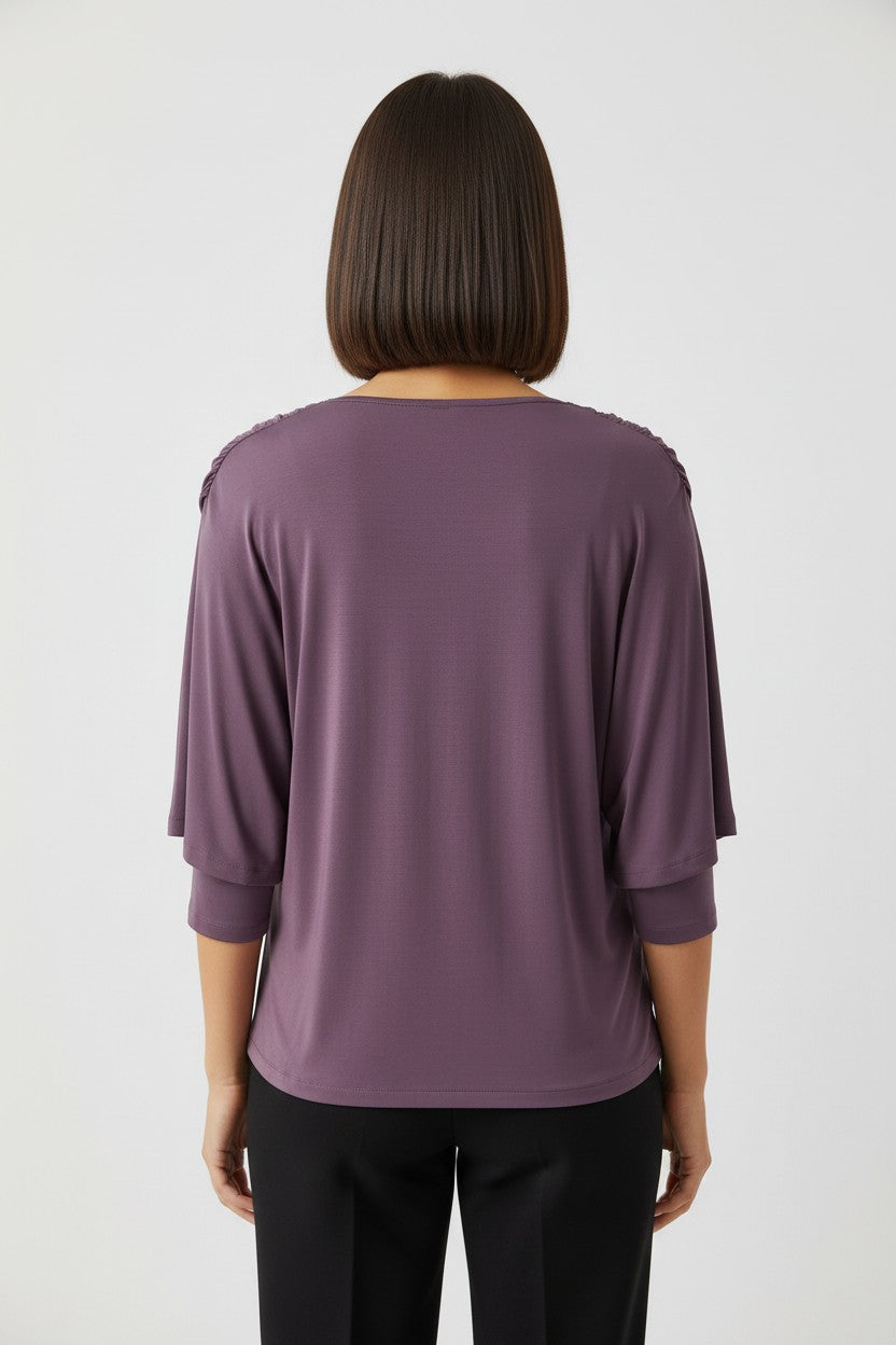 Anna Field Damen Top Lila Größe L