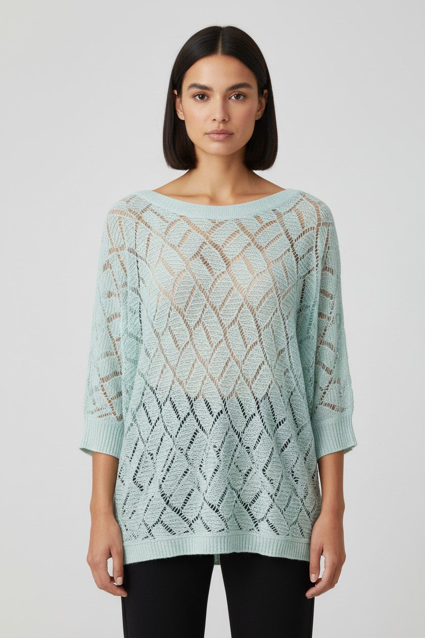 Ever Me Damen Top Türkis Größe XL