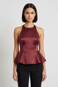 Gina Tricot Damen Neckholder Top Lila Größe XS