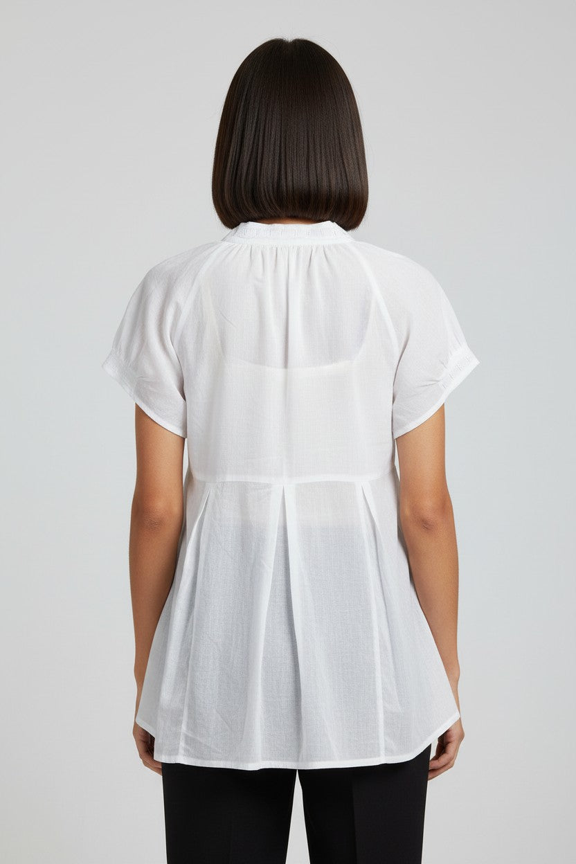 Hunkydory Damen Top Weiß Größe L