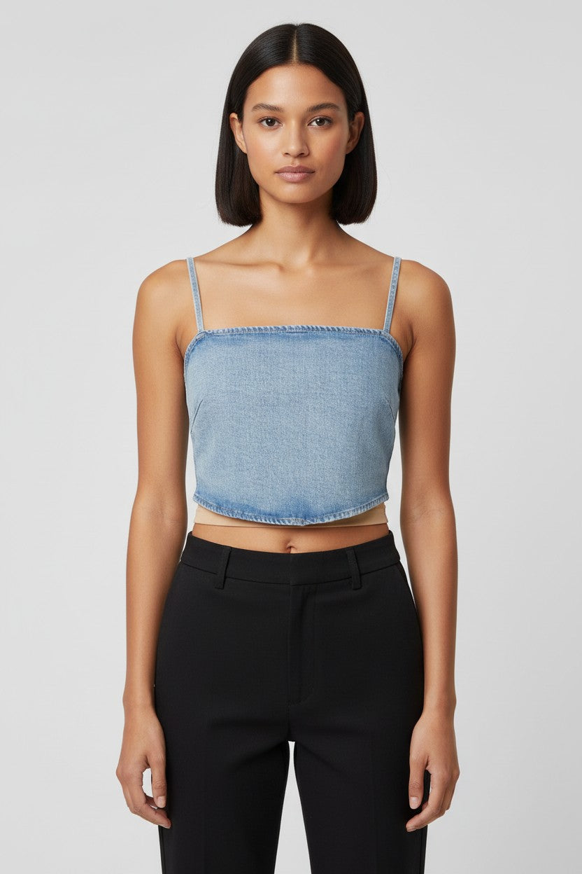 Jan 'N June Damen Top Blau Größe S