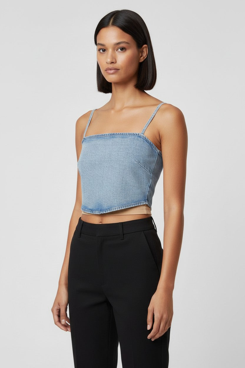 Jan 'N June Damen Top Blau Größe S
