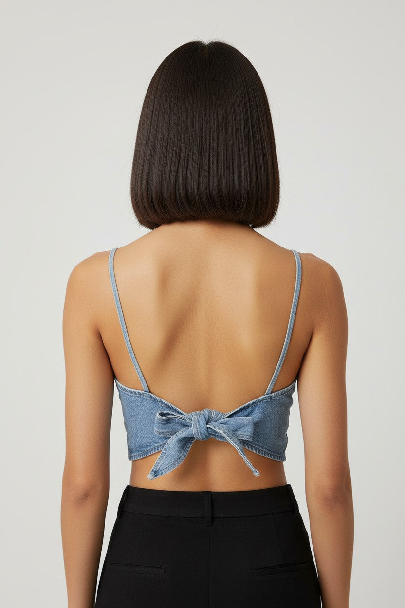 Jan 'N June Damen Top Blau Größe S