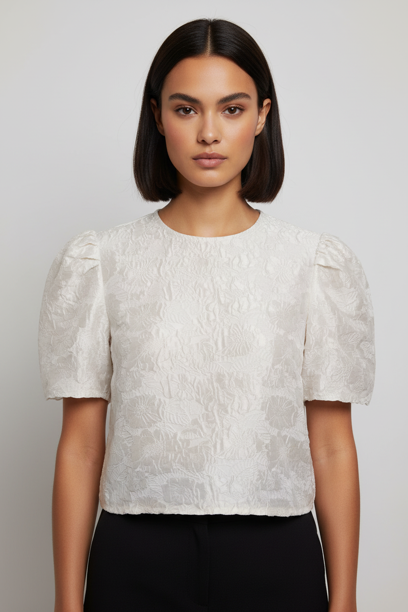 Lindex Damen Top Beige Größe M