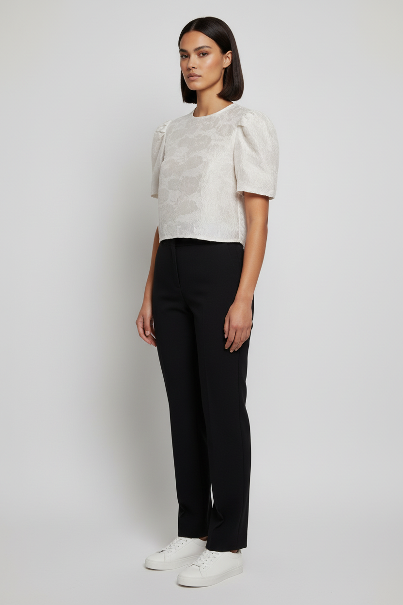 Lindex Damen Top Beige Größe M