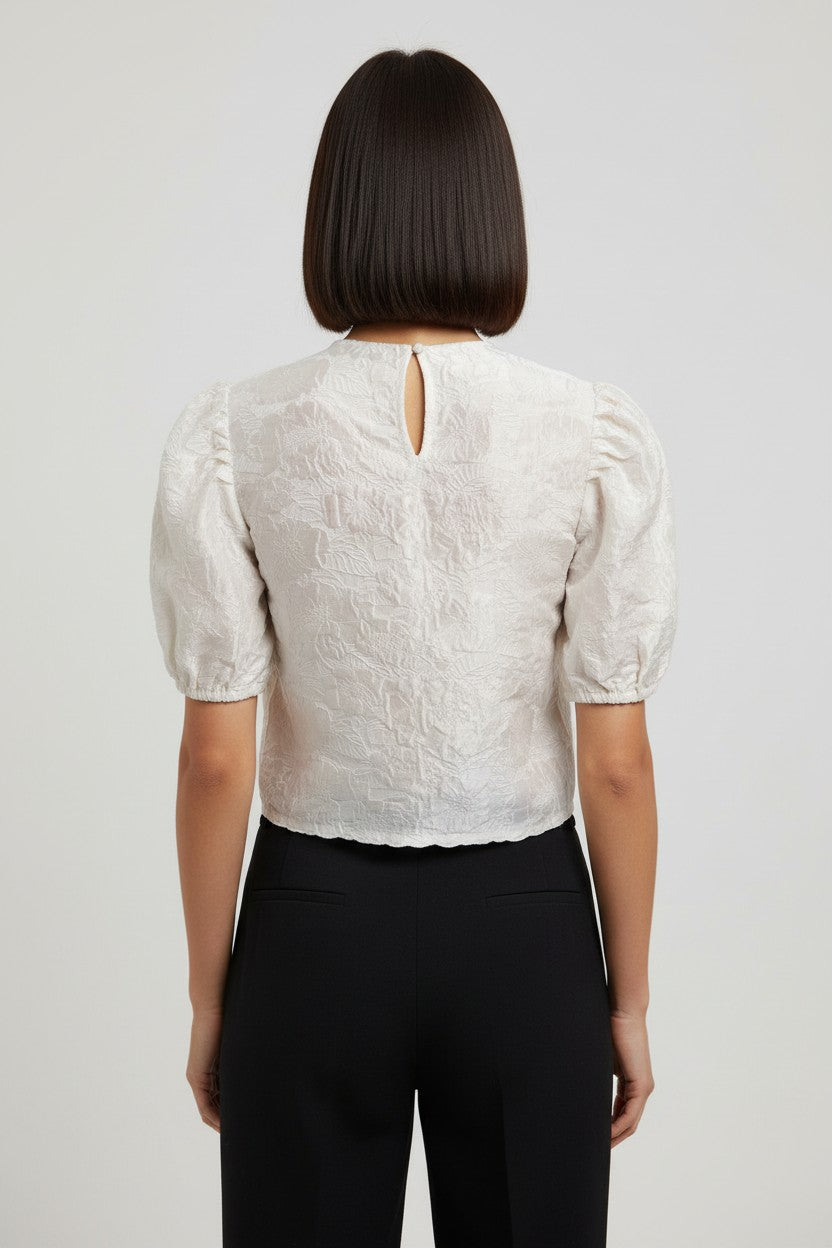 Lindex Damen Top Beige Größe M