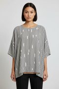 Masai Damen Top Schwarz Beige Größe XL