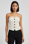 New Yorker Damen Tube Top Beige Größe M
