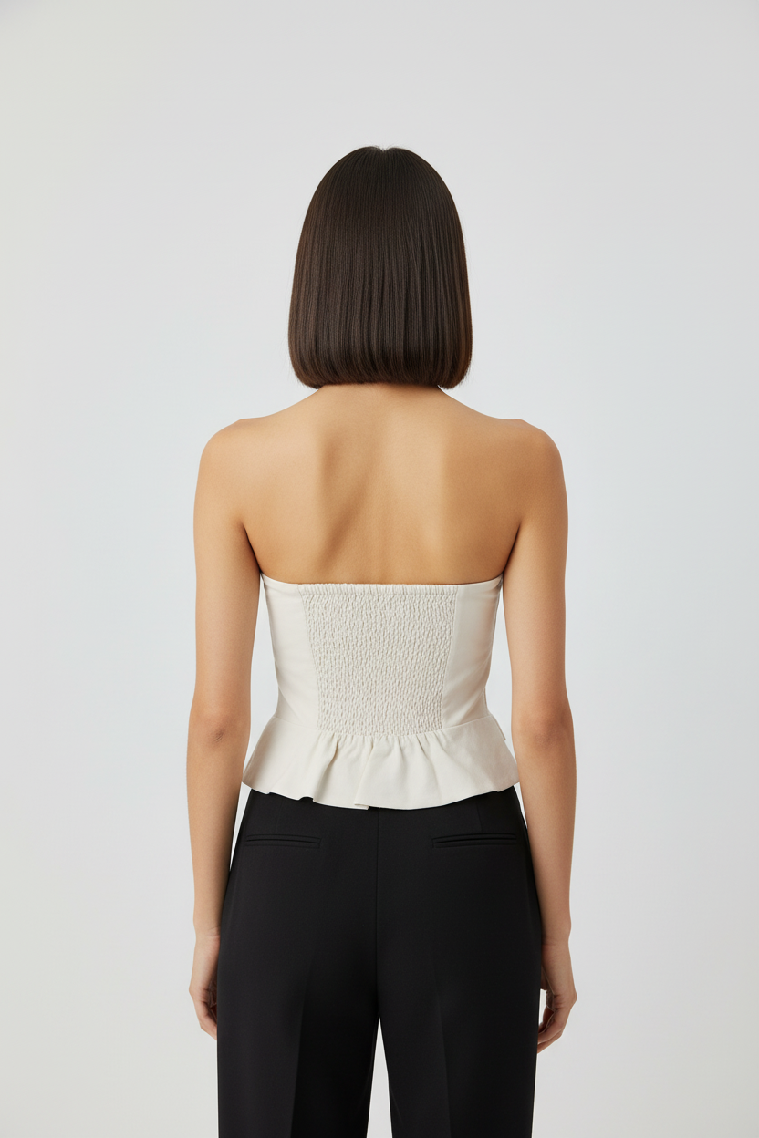 New Yorker Damen Tube Top Beige Größe M