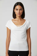 Orsay Damen Top Weiß Größe XS