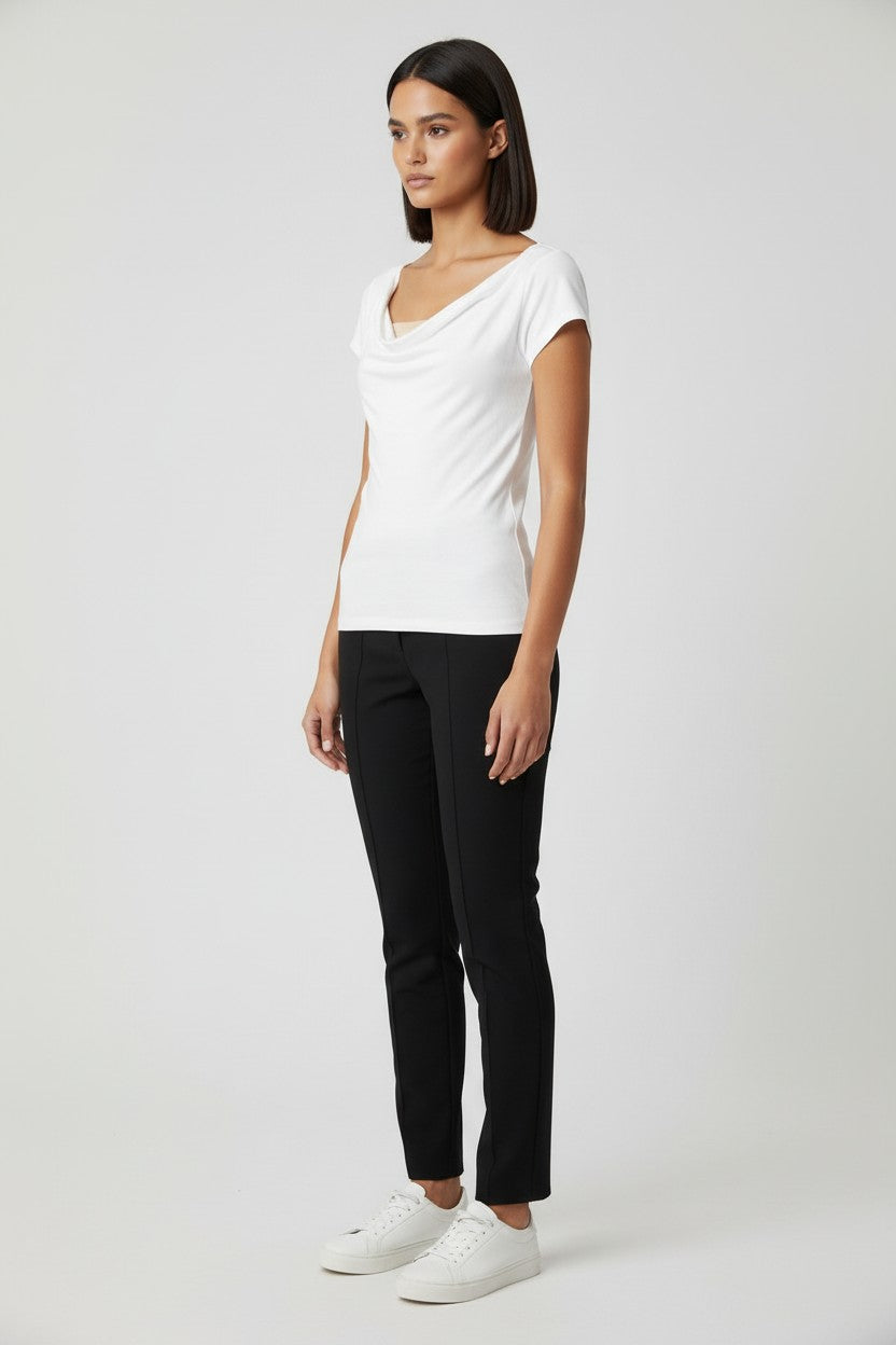 Orsay Damen Top Weiß Größe XS
