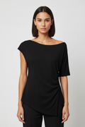 Shein Curve Damen Top Schwarz Größe 0XL