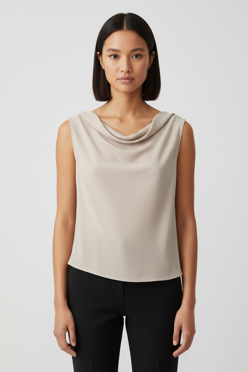 Zara Damen Top Beige Größe XS