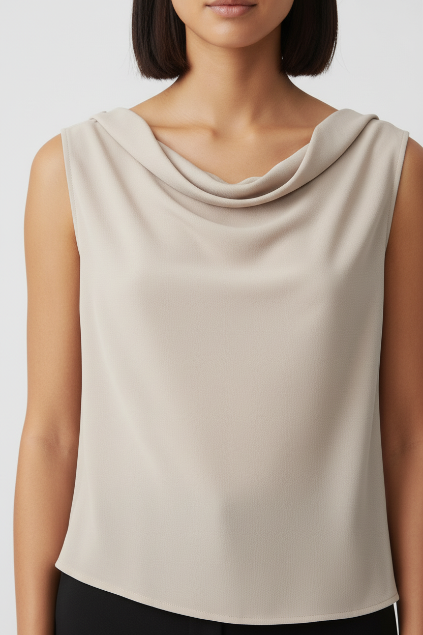 Zara Damen Top Beige Größe XS