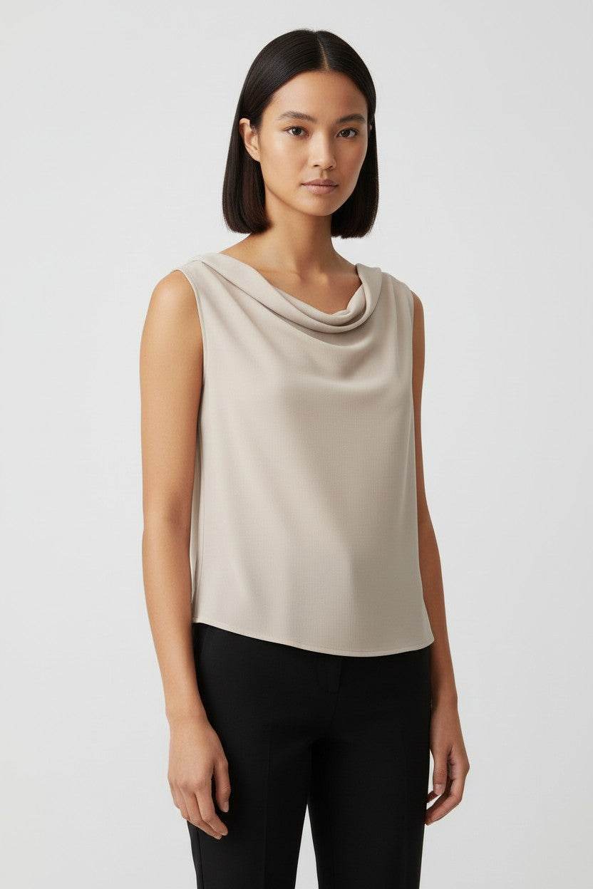 Zara Damen Top Beige Größe XS