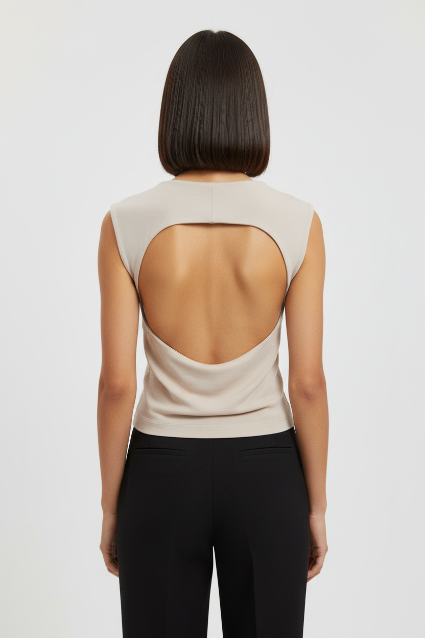 Zara Damen Top Beige Größe XS