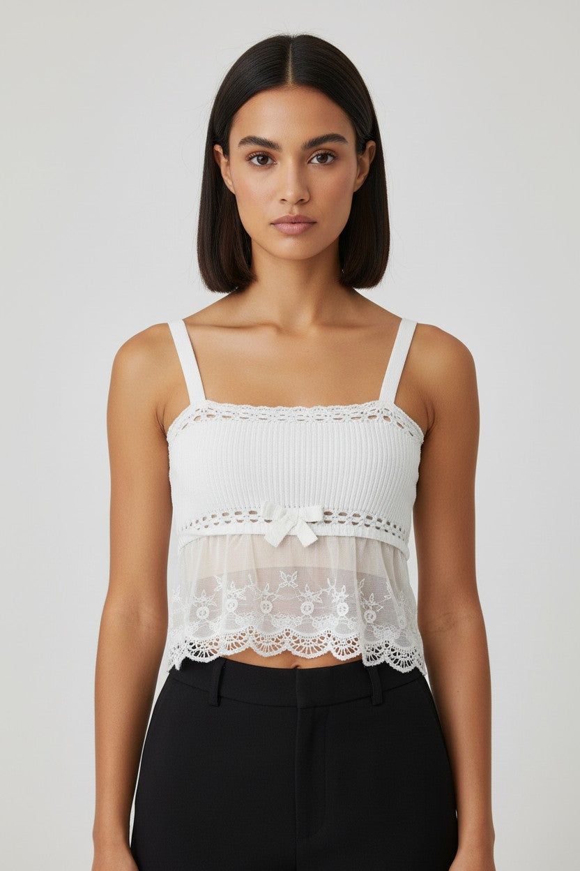 Zara Damen Top Beige Größe XS