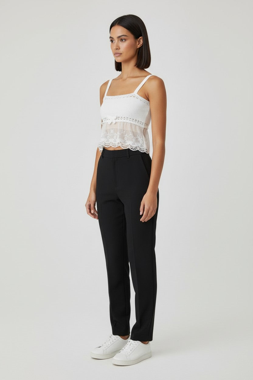 Zara Damen Top Beige Größe XS