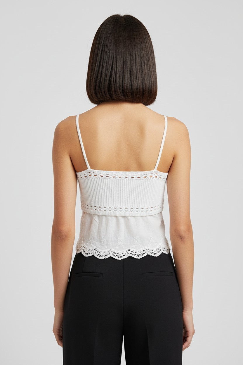 Zara Damen Top Beige Größe XS