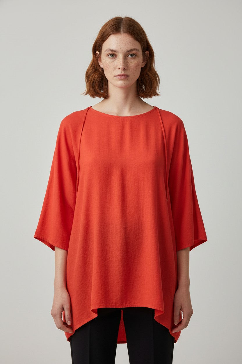 COS Damen Top Rot Größe L