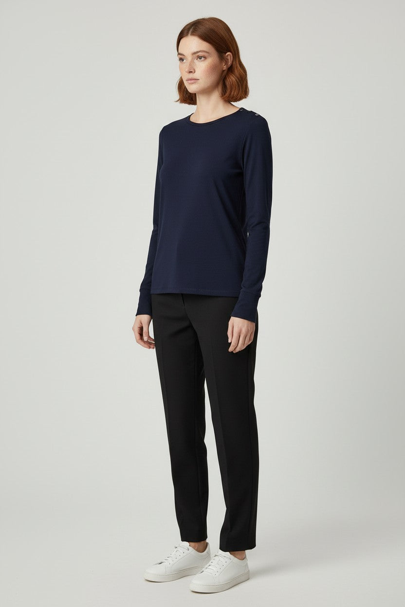 ESPRIT Damen Top Blau Größe XXL