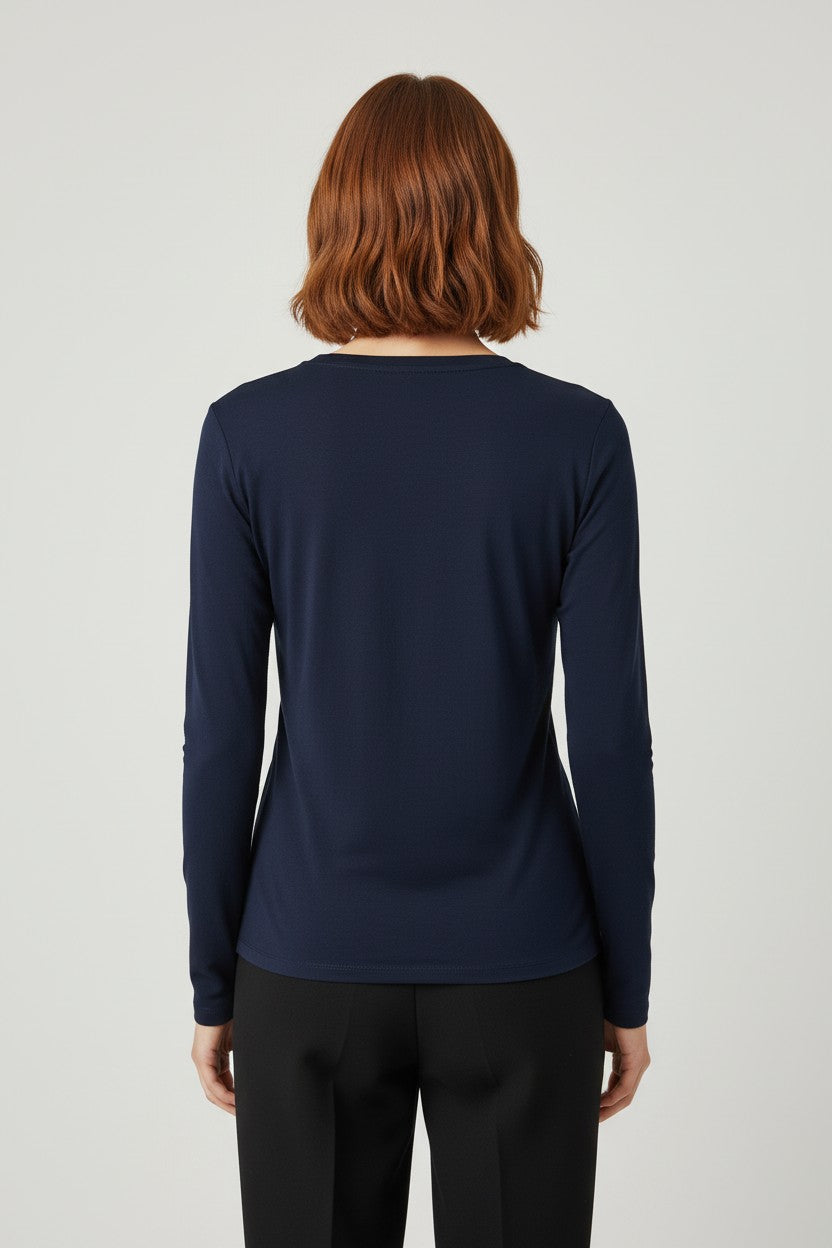 ESPRIT Damen Top Blau Größe XXL
