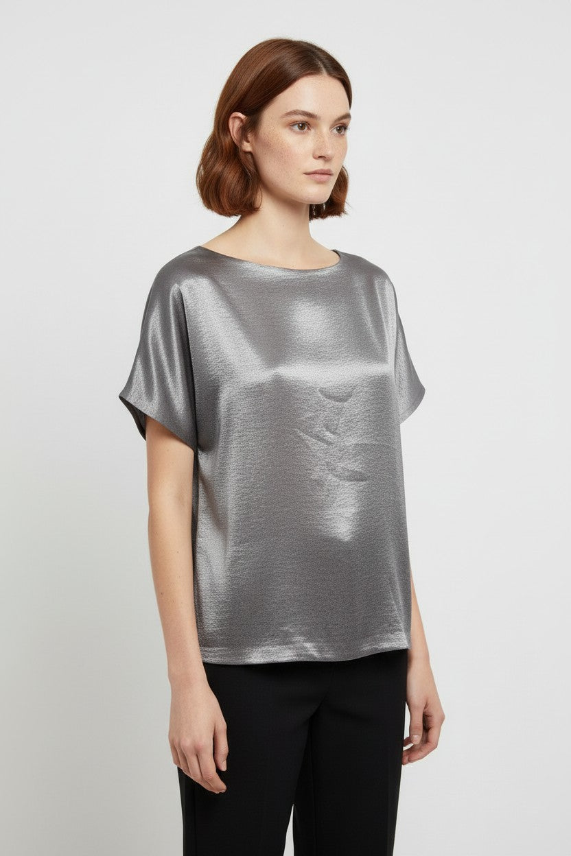 ESPRIT Damen Top Grau Größe XL