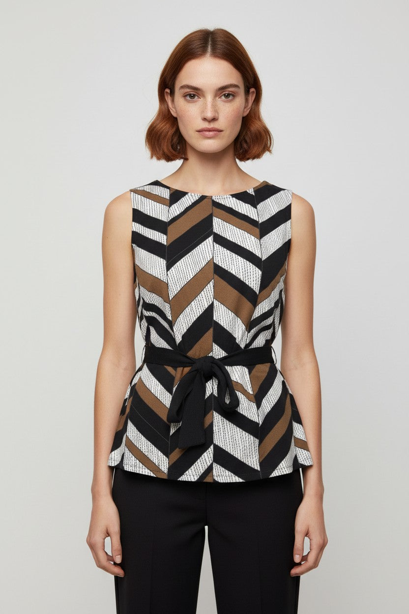 ESPRIT Damen Top Mehrfarbig Größe 2XL