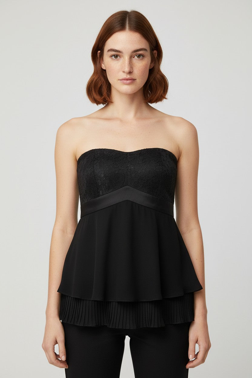 Morgan Damen Top Schwarz Größe S