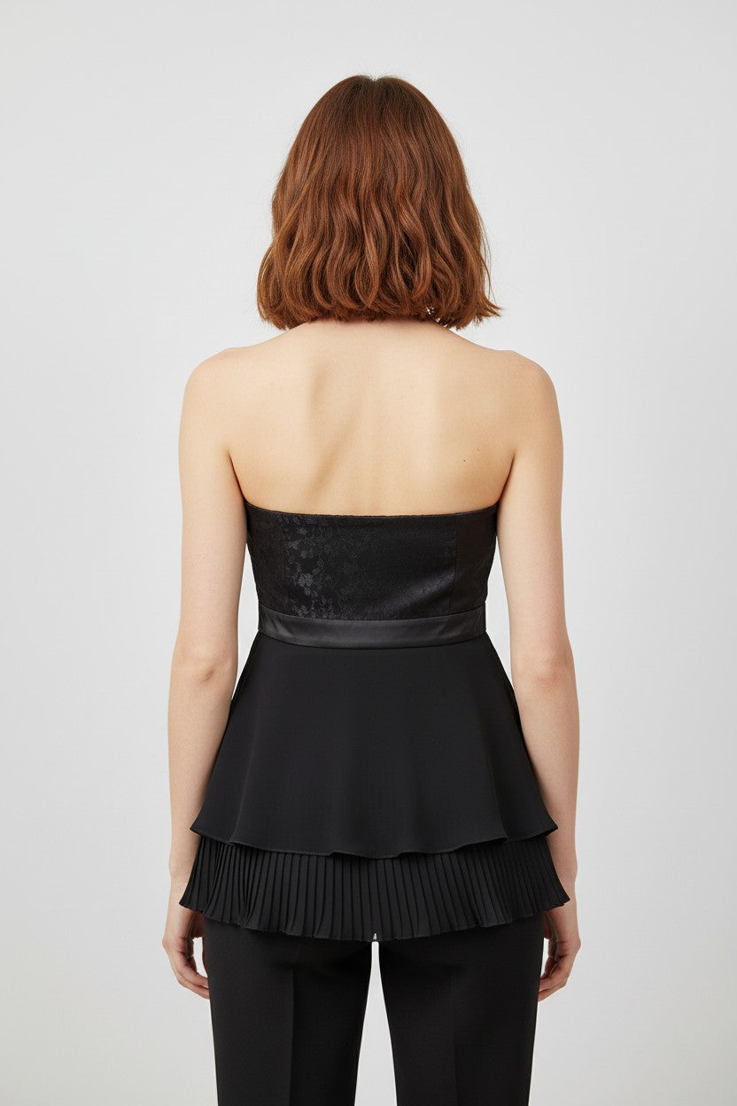Morgan Damen Top Schwarz Größe S